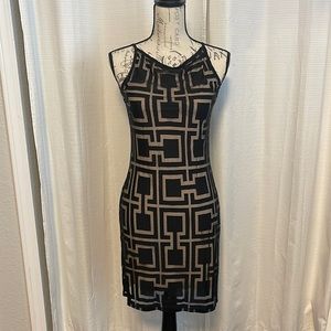 Small Black Geometric Dress